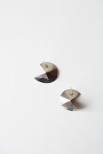 Vintage Patricia Daunis Sterling Atomic Swirl Earrings