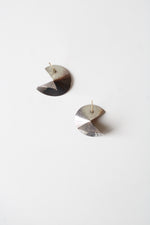 Vintage Patricia Daunis Sterling Atomic Swirl Earrings