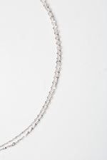 Sterling Silver Double Layer 15" Chain Necklace