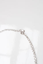 Sterling Silver Double Layer 15" Chain Necklace