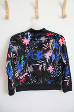 Adidas Multi-Colored Black Track Jacket | Youth XL (16)