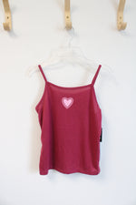 NEW Art Class Pink Heart Cami Top | Youth L (10/12)