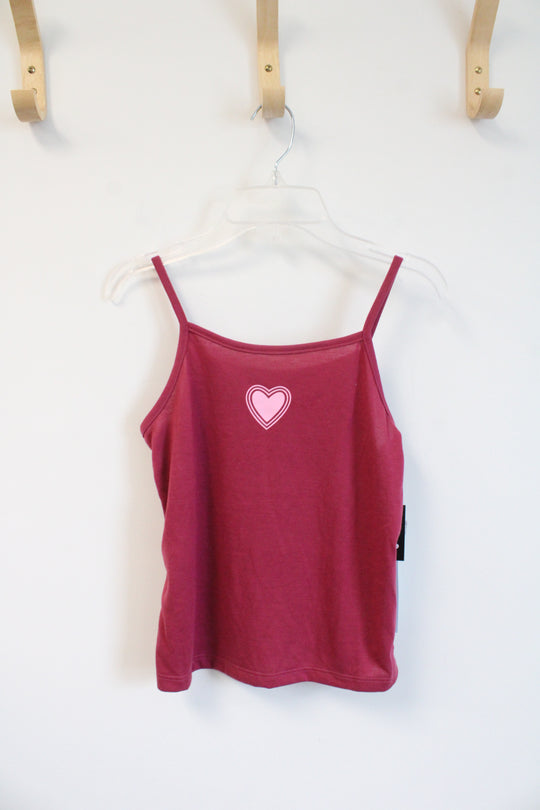 NEW Art Class Pink Heart Cami Top | Youth L (10/12)