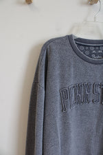 Pressbox Gray Blue Penn State Sweatshirt | 2XL