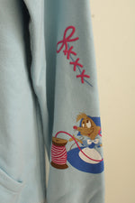 Disney Princess Light Blue Cinderella Mouse Hoodie | S