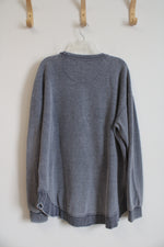 Pressbox Gray Blue Penn State Sweatshirt | 2XL