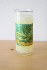 Vintage Vue-Lon Ware Painted Gold Rimmed Glass