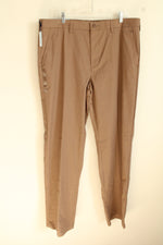 NEW Croft and Barrow Dark Tan Dress Pants | 38x36