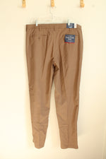 NEW Croft and Barrow Dark Tan Dress Pants | 38x36