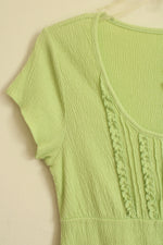 NEW Gitano Light Green Cut-out Top | M