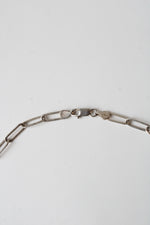Sterling Silver Paperclip Chain Necklace
