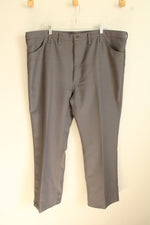 Wrangler Gray Knit Straight Leg Pants | 46x30