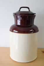 McCoy 254 USA Ceramic Fruit Print Cannister | 12.5"