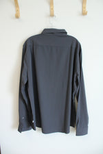 NEW 7 Diamonds Charcoal Gray 4 Way Stretch Shirt | XXL