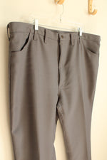 Wrangler Gray Knit Straight Leg Pants | 46x30