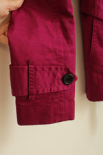Coach Bright Purple Double-breasted Jacket | XS