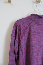 Talbots Purple 1/4 Zip Athletic Jacket | 2X