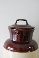 McCoy 254 USA Ceramic Fruit Print Cannister | 12.5"
