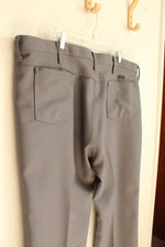 Wrangler Gray Knit Straight Leg Pants | 46x30