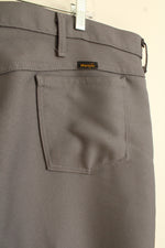 Wrangler Gray Knit Straight Leg Pants | 46x30