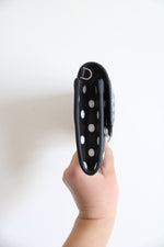 Kate Spade Cheers Black & White Polka Dot Phone Wallet