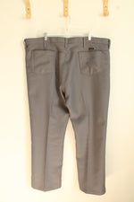 Wrangler Gray Knit Straight Leg Pants | 46x30