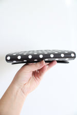 Kate Spade Cheers Black & White Polka Dot Phone Wallet