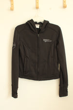 Harley-Davidson Black Zip Hooded Sweatshirt | S
