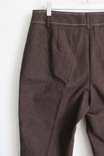 Dressbarn Brown Denim Capri | 14