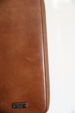 Coach Brown Leather Large Ticket/Card Holder Wallet