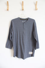Under Armour Gray Henley Shirt | M