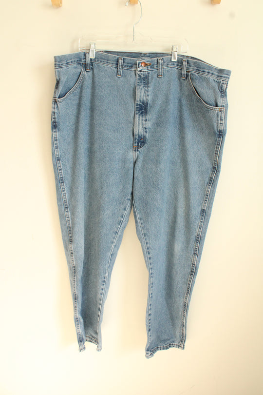 Rustler Light Wash Relaxed Fit Jeans | 48x30
