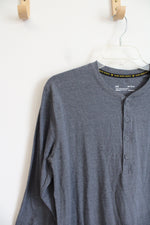 Under Armour Gray Henley Shirt | M