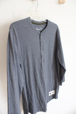 Under Armour Gray Henley Shirt | M