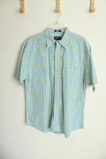 Pendleton Multi-Color Casual Short Sleeve Button Down Shirt | L