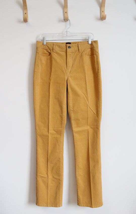 Talbots Heritage Mustard Yellow Corduroy Pants | 8