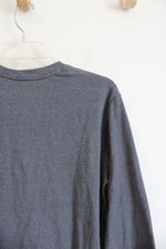 Under Armour Gray Henley Shirt | M