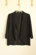 Banana Republic black 3/4 Sleeve Open Front Blazer | 6P