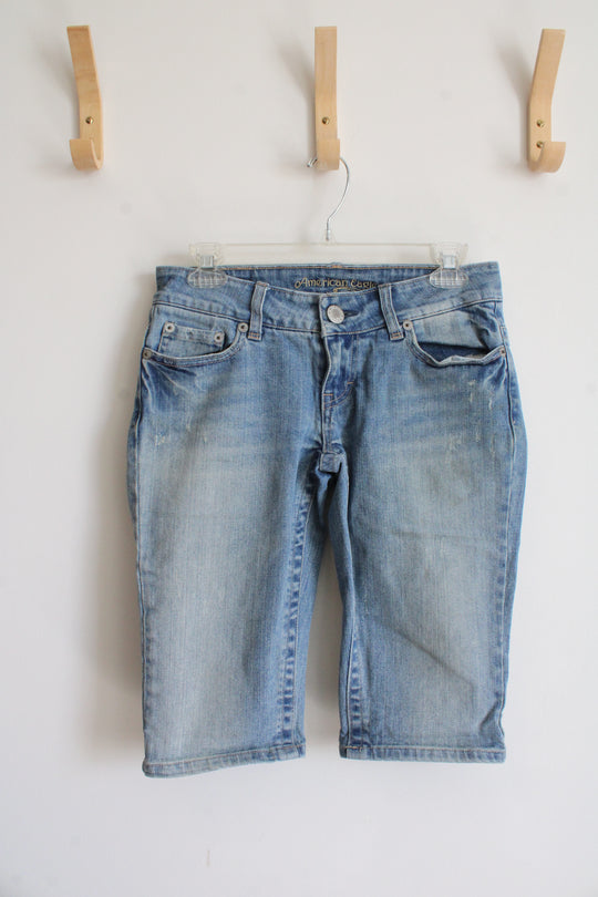 American Eagle Low Rise Bermuda Jean Shorts | 4