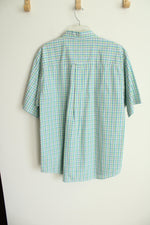 Pendleton Multi-Color Casual Short Sleeve Button Down Shirt | L