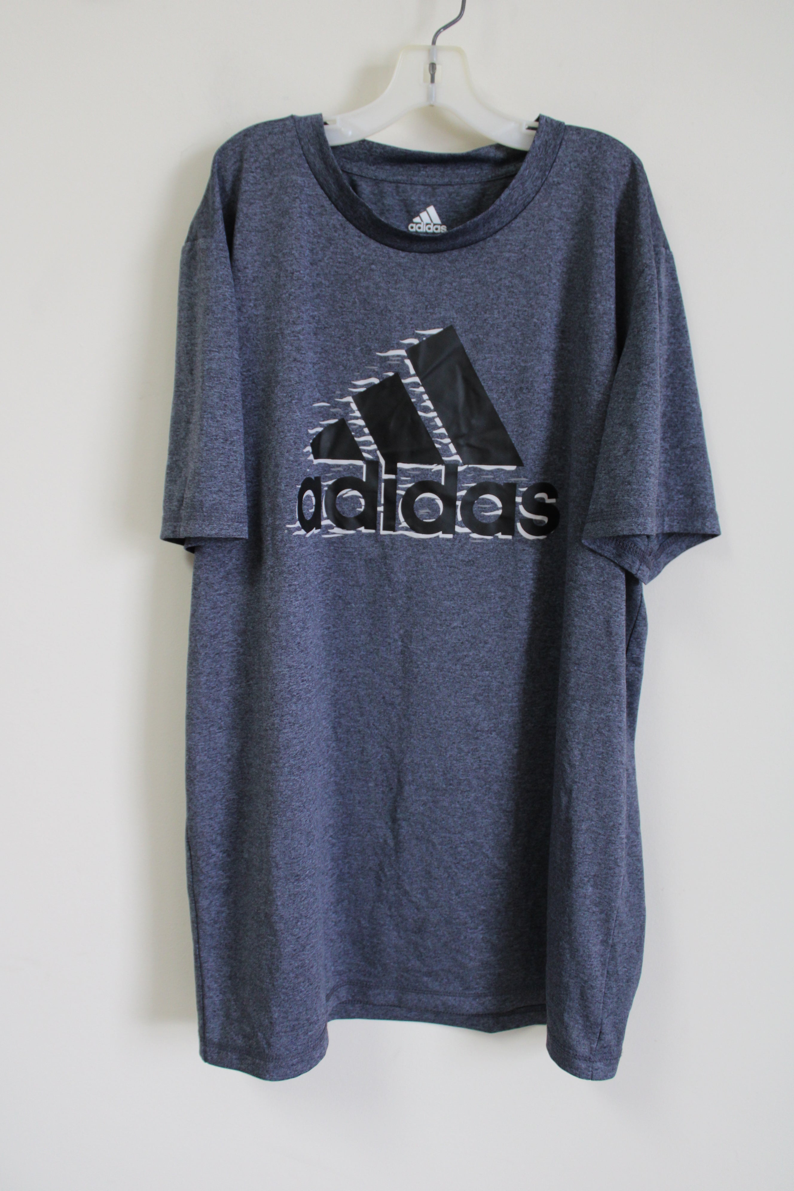 Adidas Blue Logo Shirt | Youth XL (18/20)