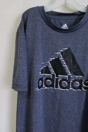 Adidas Blue Logo Shirt | Youth XL (18/20)