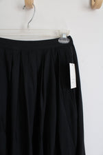 NEW A New Day Black Pleated Maxi Skirt | XS