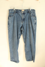 RedHead Medium Wash Fleece Lined Relaxed Fit Jeans | 38x30