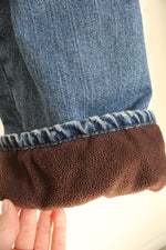 RedHead Medium Wash Fleece Lined Relaxed Fit Jeans | 38x30
