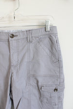 Lee Comfort Waistband Gray Cargo Shorts | 8