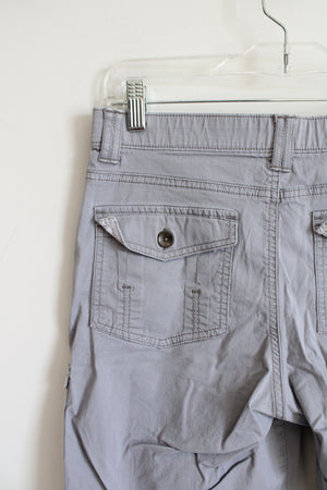 Lee Comfort Waistband Gray Cargo Shorts | 8
