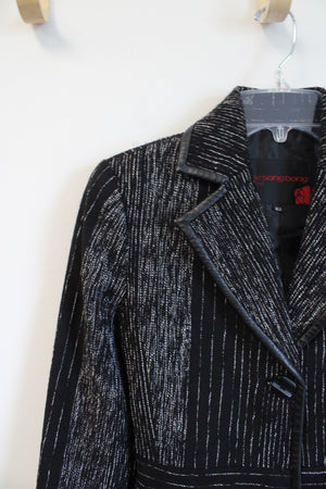 Vintage Lie Sang Bong Black & White Trench Coat | 82