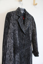 Vintage Lie Sang Bong Black & White Trench Coat | 82