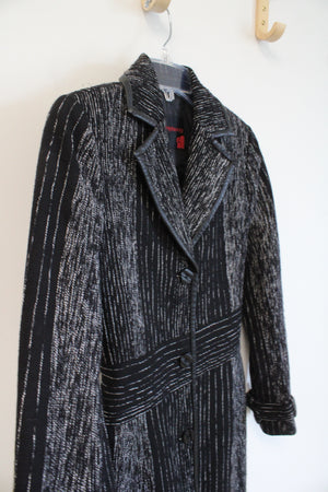 Vintage Lie Sang Bong Black & White Trench Coat | 82